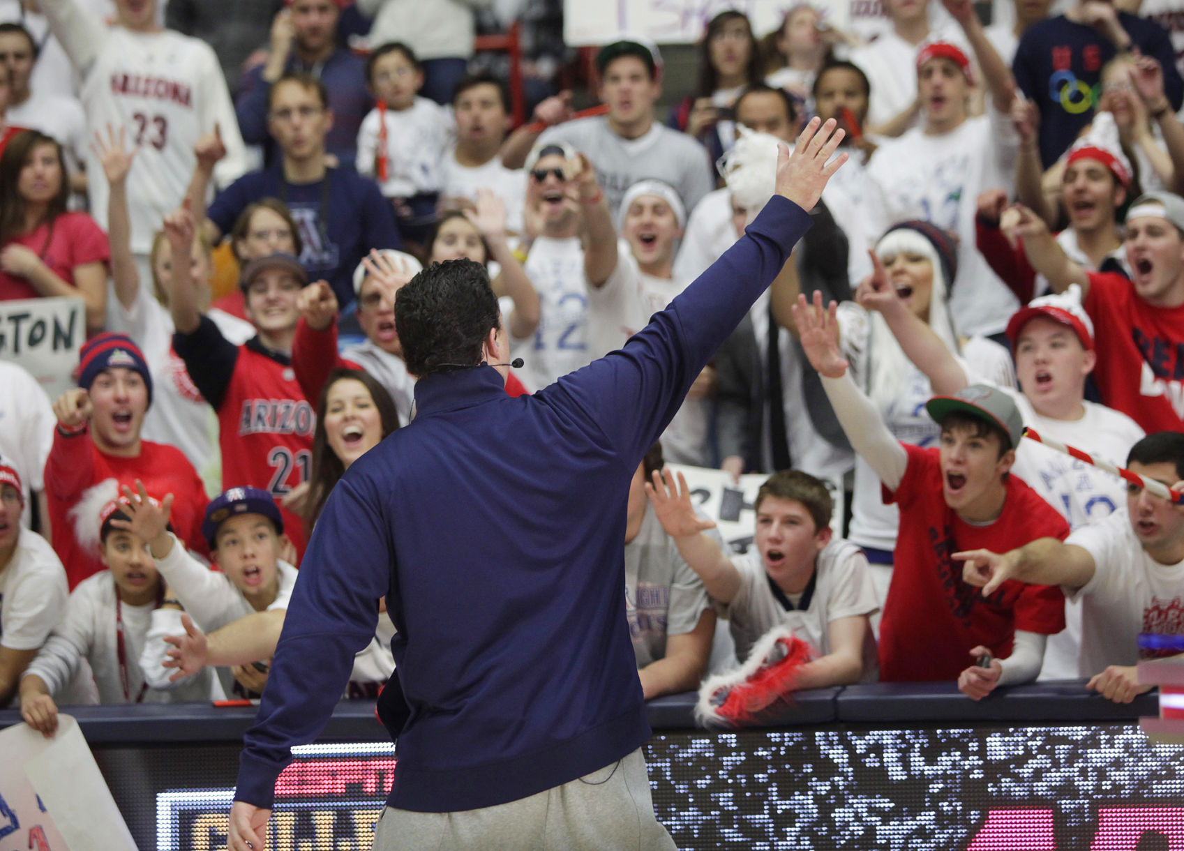 Arizona basketball coach Sean Miller